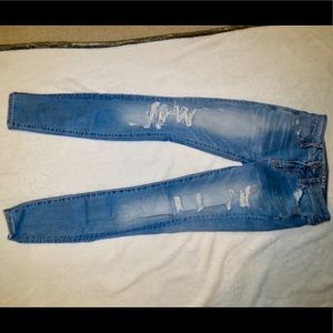 american eagle ripped jeggings
